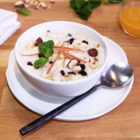 Recette OptiFibre® porridge au miel